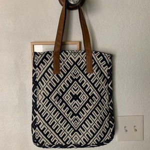 Love Stitch Woven Tote